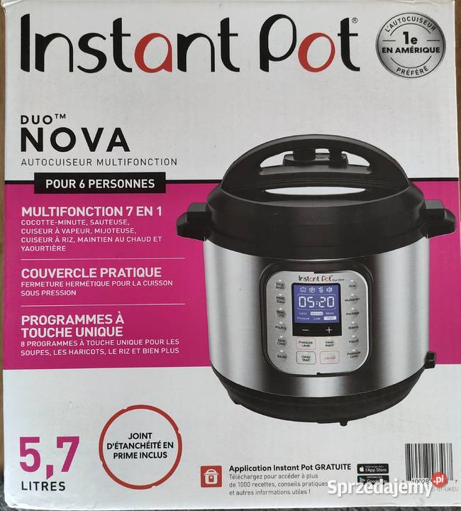 Instant Pot Duo Nova Multiuse Pressure Cooker Edwardów sprzedam
