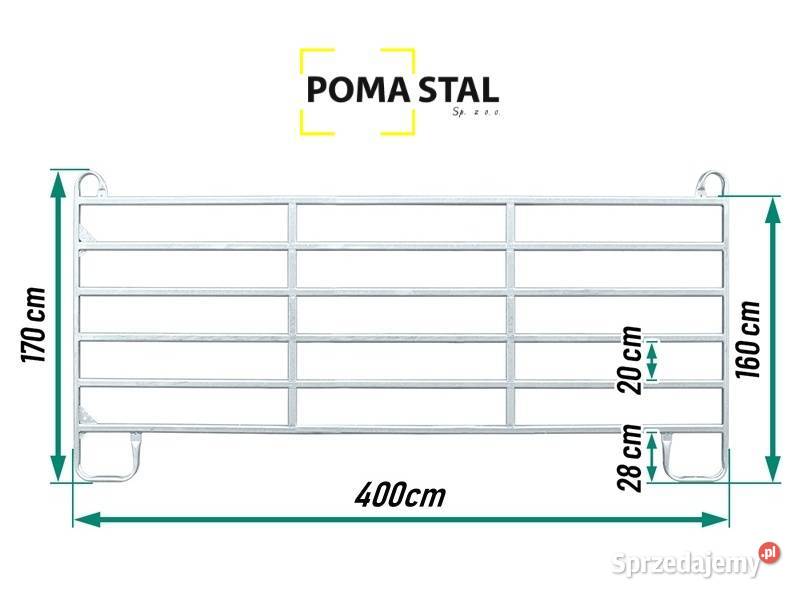 Panel Pastwiskowy 3m koni i bydła wygrodzenie Rolnictwo Szepietowo sprzedam