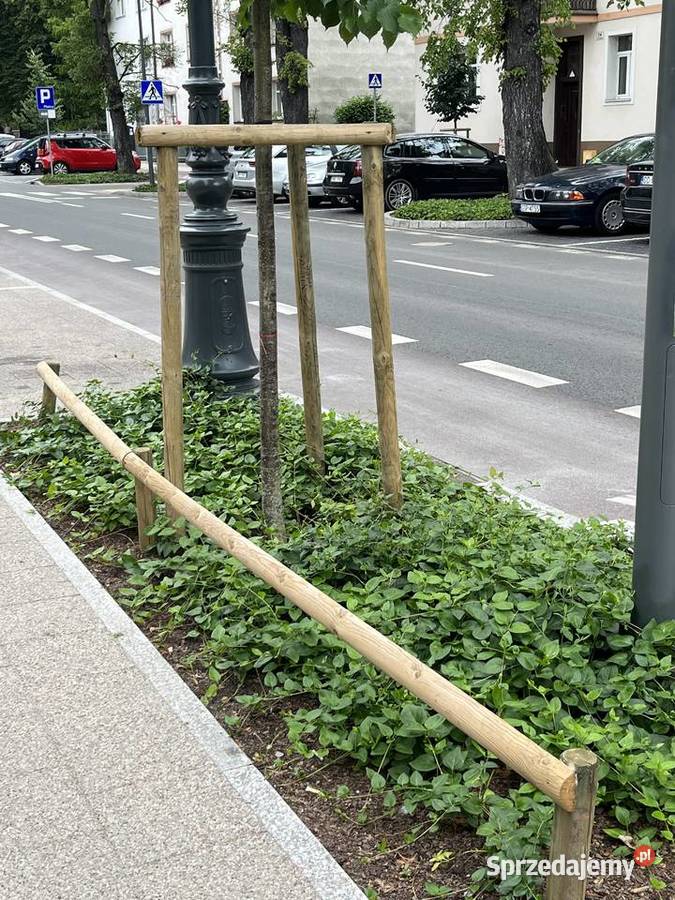 Paliki sosnowe impregnowane Palisada Kołki Bydgoszcz
