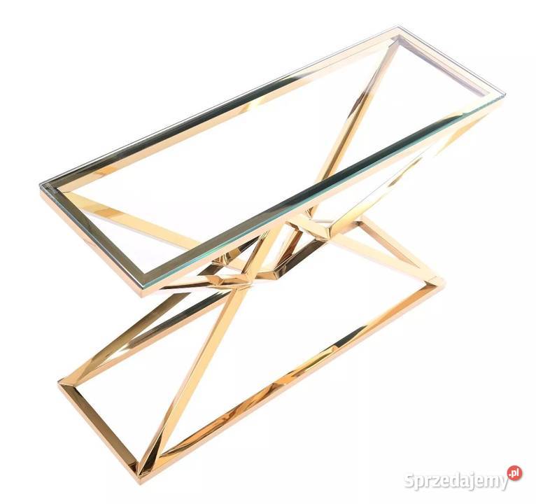 komoda konsola nowojorska glamour złota diament Nowy Sącz sprzedam