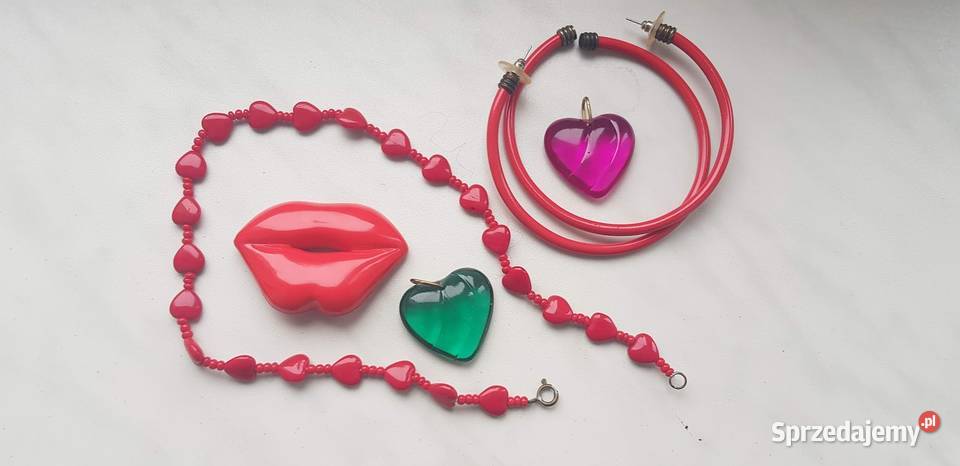 Korale kolczyki broszka Zielona Góra