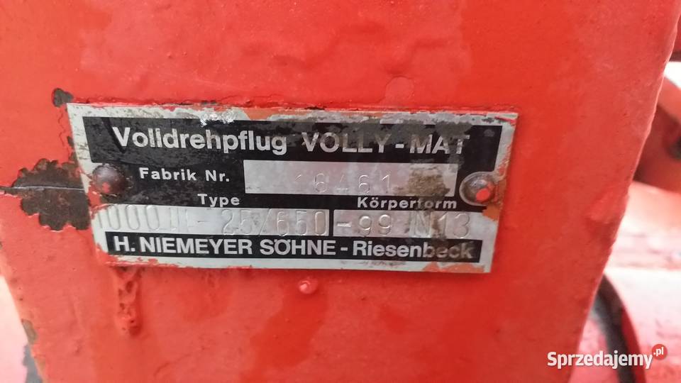 Sprzedam pług 3skibowy obrotowy NIEMEYER nieuszkodzony
