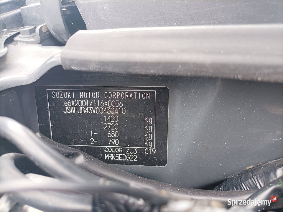 Samochód Suzuki Jimny 2009 Stara Bukówka