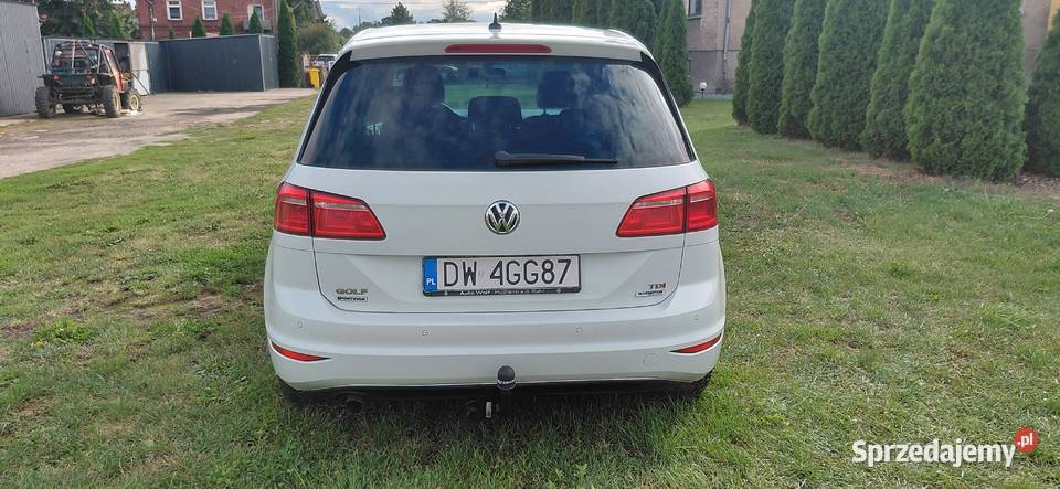 Volkswagen Golf Sportsvan 16 TDI BlueMotion Rok produkcji 2016 Golf Sportsvan Samochody osobowe Wrocław