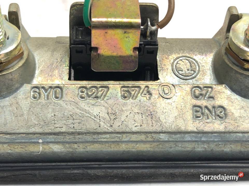 KLAMKA KLAPY TYŁ SKODA FABIA I 6Y08275740C