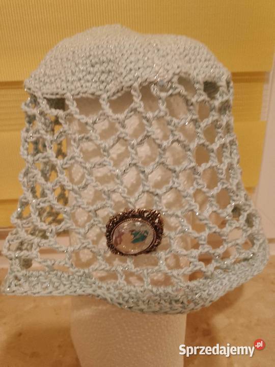 Czapka w stylu hippie ręczna robota na szydełku Częstochowa