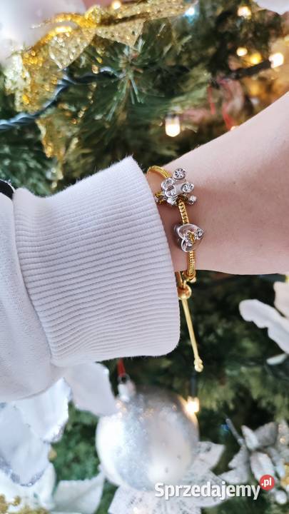 Bransoletka ZŁOTA modułowa regulowana charmsy Warszawa sprzedam