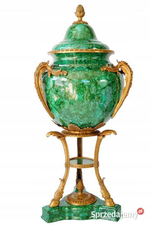 Ogromna waza wazon amfora porcelana brąz wielkopolskie Gizałki