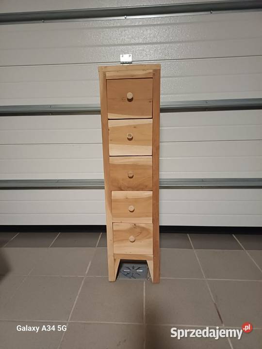 Szafka słupek komoda drewniana surowa Osielsko