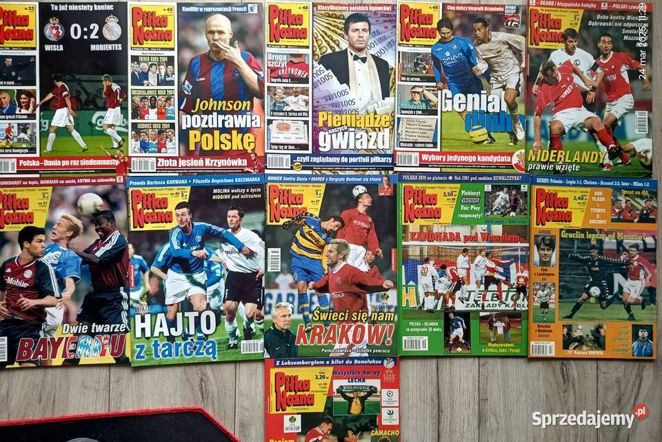 11 numerów Piłki Nożnej Wronki