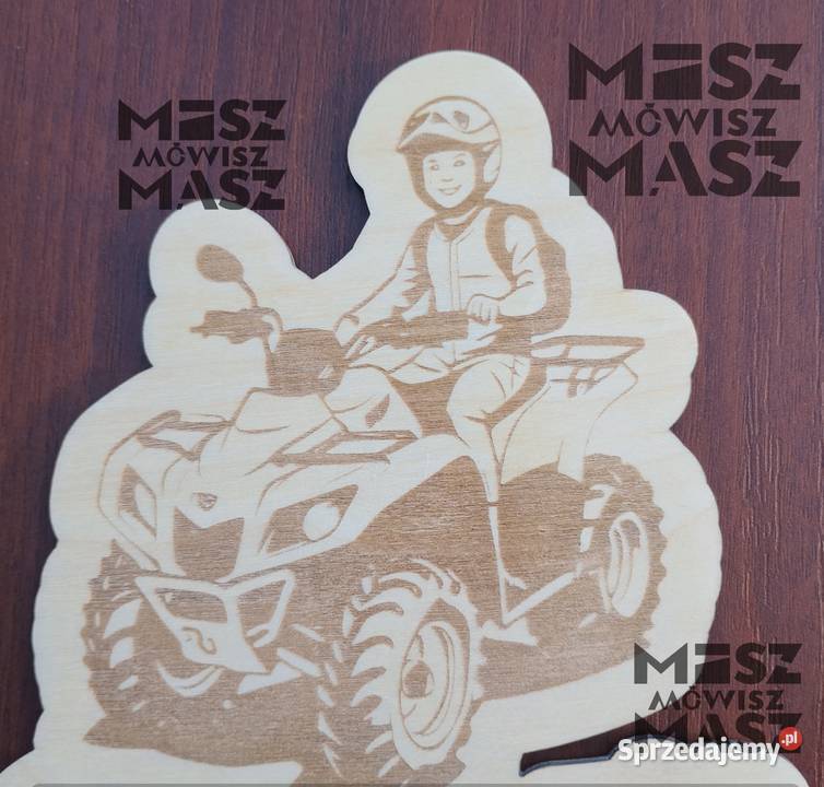 Topper na tort urodziny quad chłopca lat buggy Racot