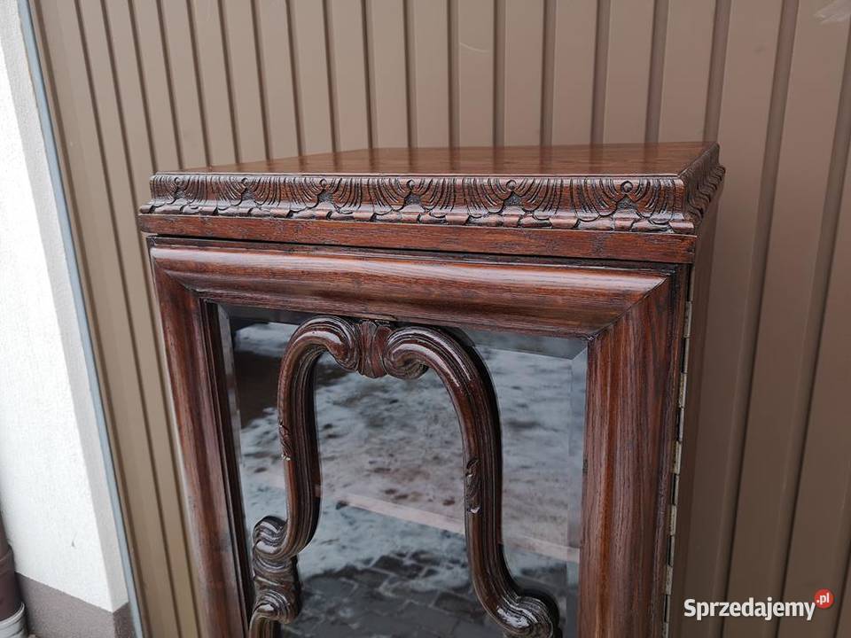 Witryna Biblioteka Słupek Stary Antyk Unikat Swarzędz