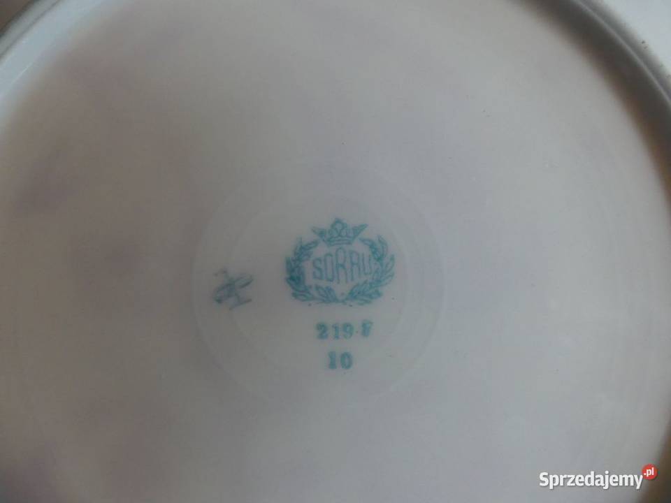 Komplet śniadaniowy Sorau Żary 1928 45 UNIKAT Poznań