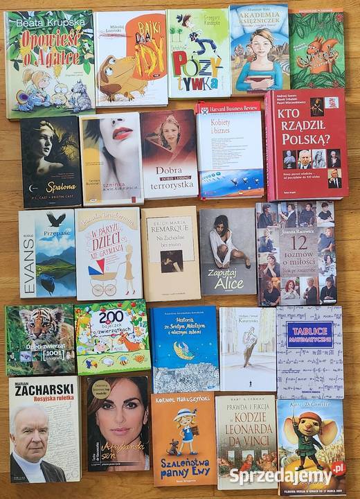 Zestaw 50 książek dorosłych i dzieci mazowieckie Warszawa