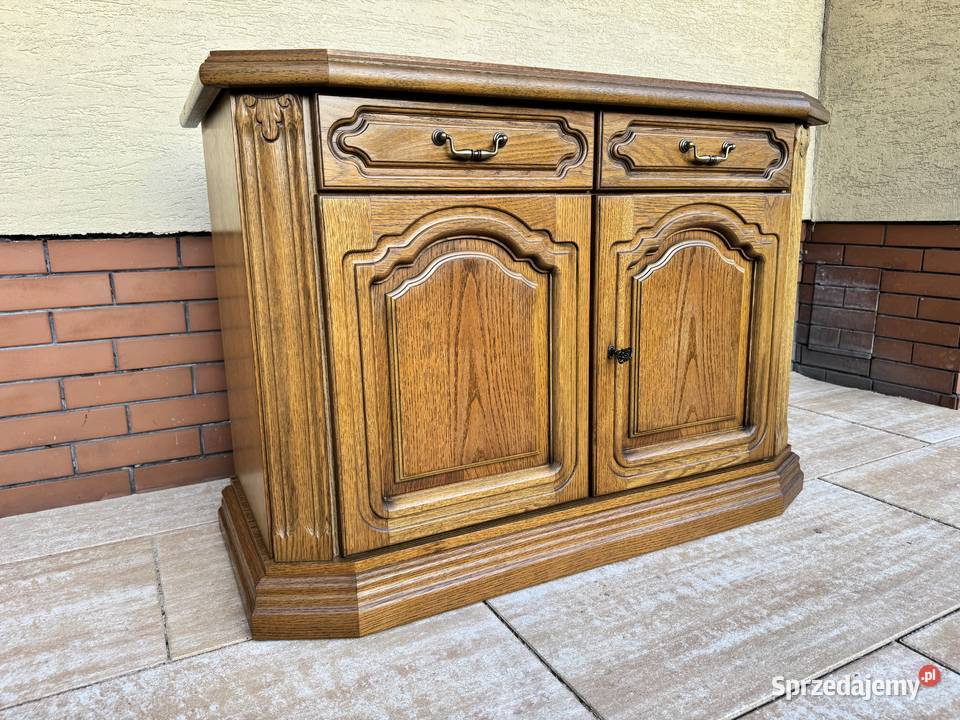 Komoda dębowa stylowa szafka bieliźniarka Garwolin