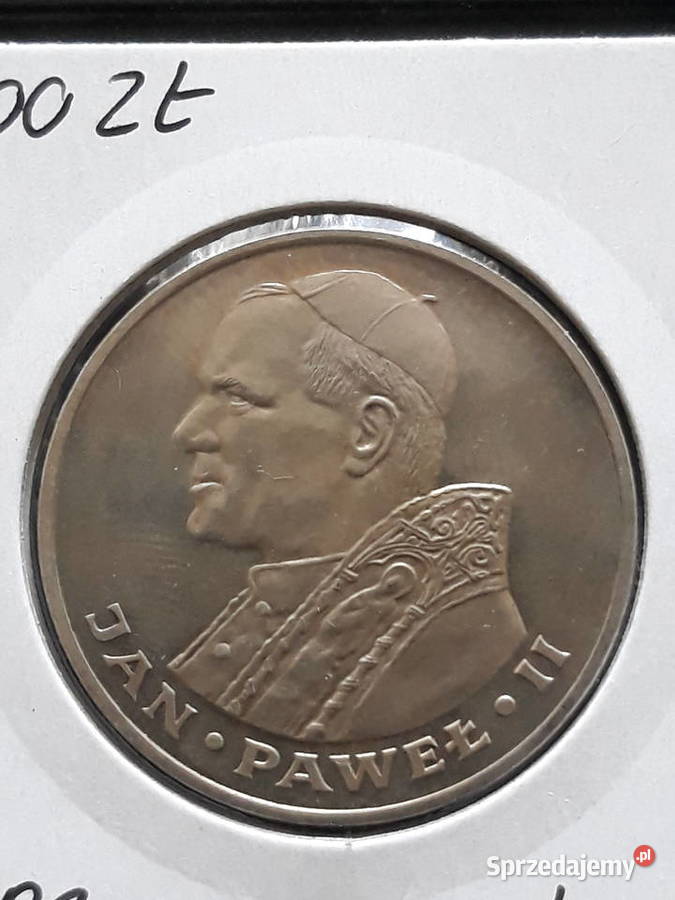 1000 Papież Jan Paweł II 1983 r 10 mennicze wielkopolskie Konin