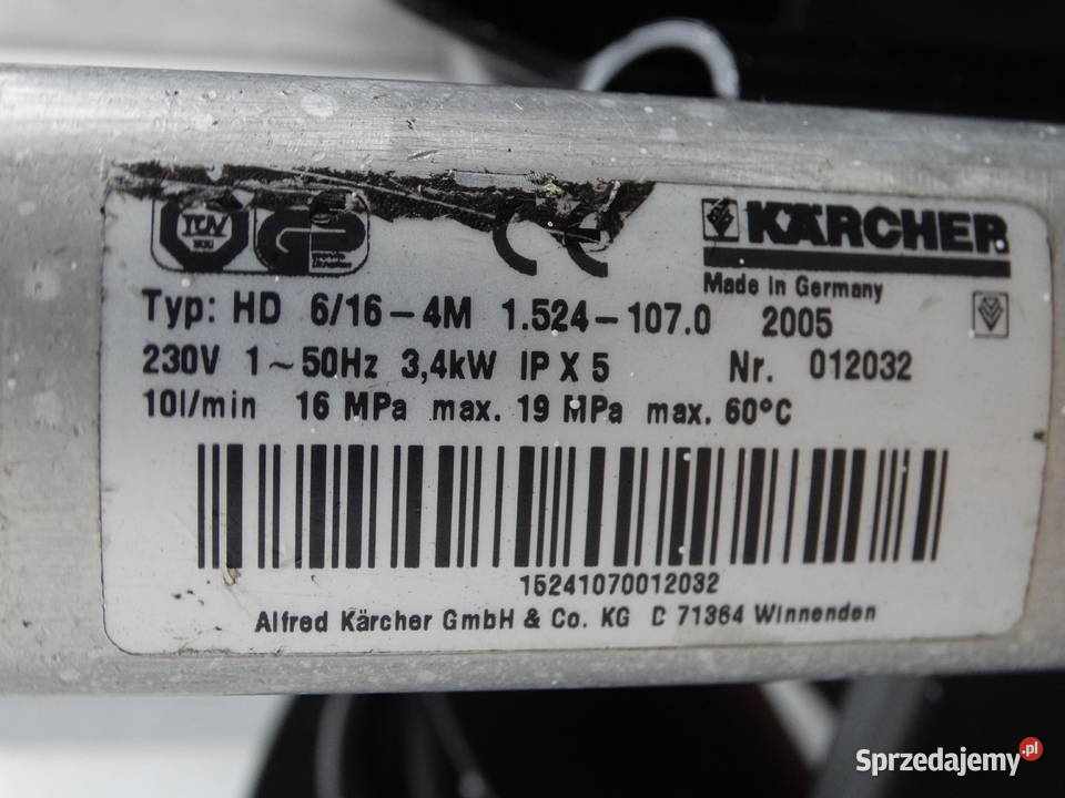 Myjka Ciśnieniowa Karcher HD 616 4M 160 bar Radom