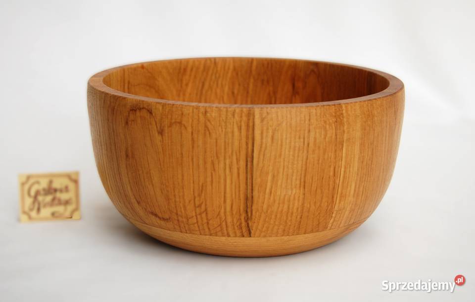 Nowa drewniana miska dębowa salaterka drewno dąb Lublin