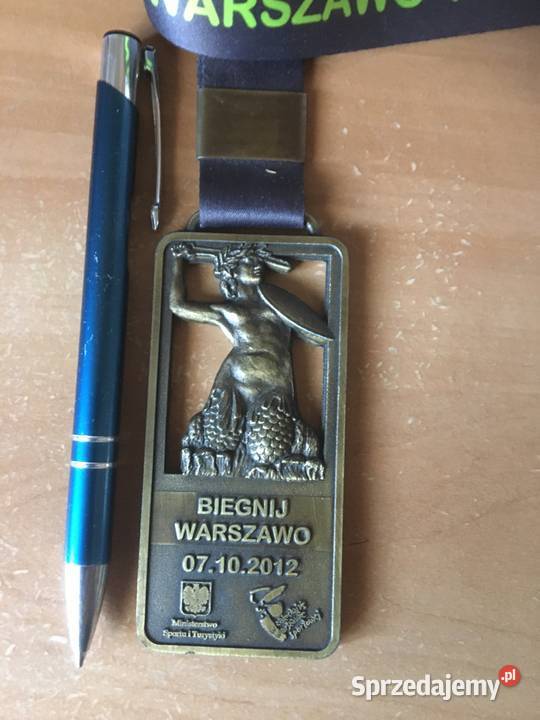 Medal Biegnij Warszawo 07.10.2012.