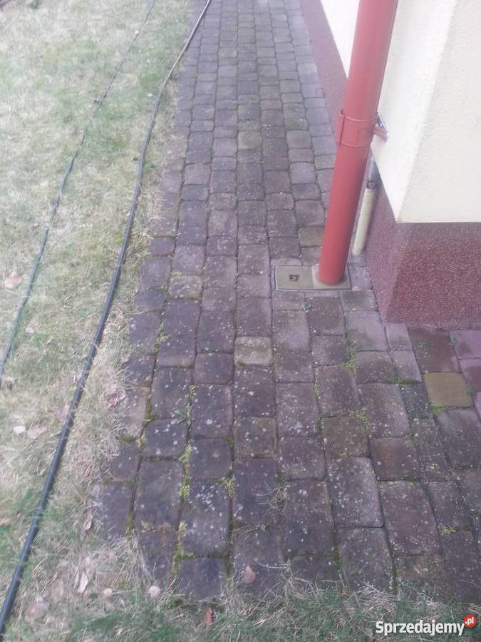 Czyszczenie mycie kostki brukowej dachów