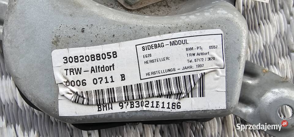 bmw e36 328i 97 poduszki Aibag 3 Książenice sprzedam