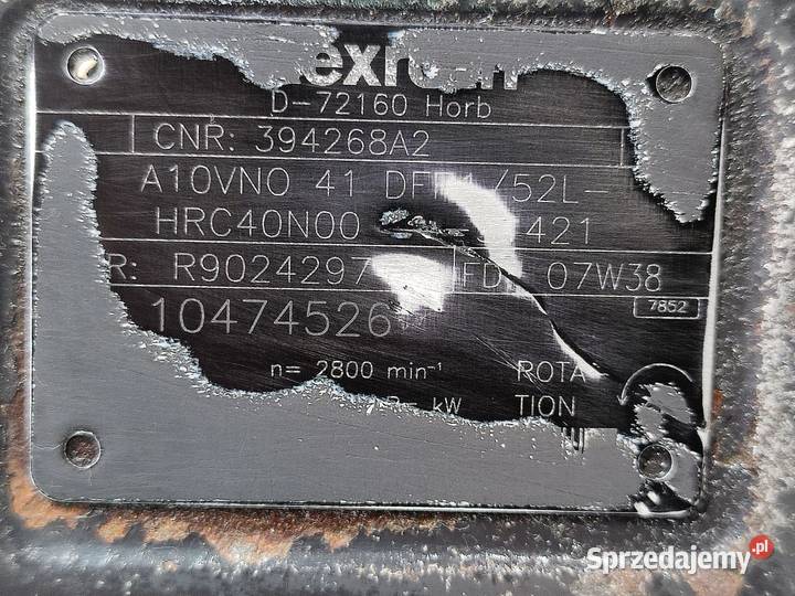 Pompa hydrauliczna REXROTH 394268A2 McCORMICK MC Wilkowo
