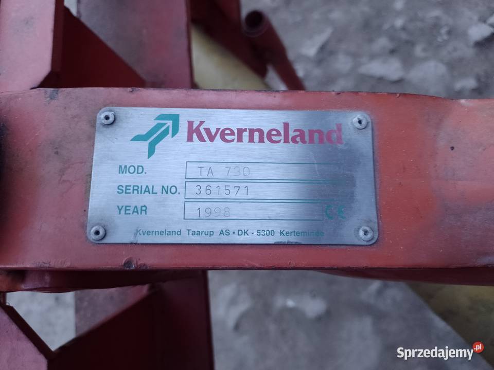 Przedsąsarko zgrabiarka kvetneland