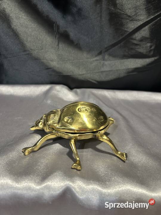 Biedronka z mosiądzu popielniczka śląskie Kozy sprzedam