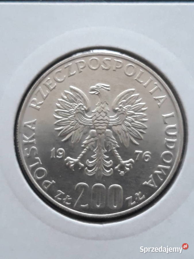 200 Igrzyska XXI Olimpiady 1976 r 5 mennicze Numizmatyka Konin