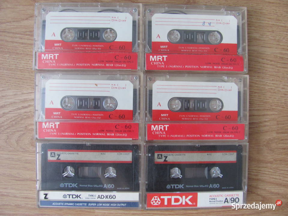 Kasety magnetofonowe MRT C60 Pruszcz Gdański