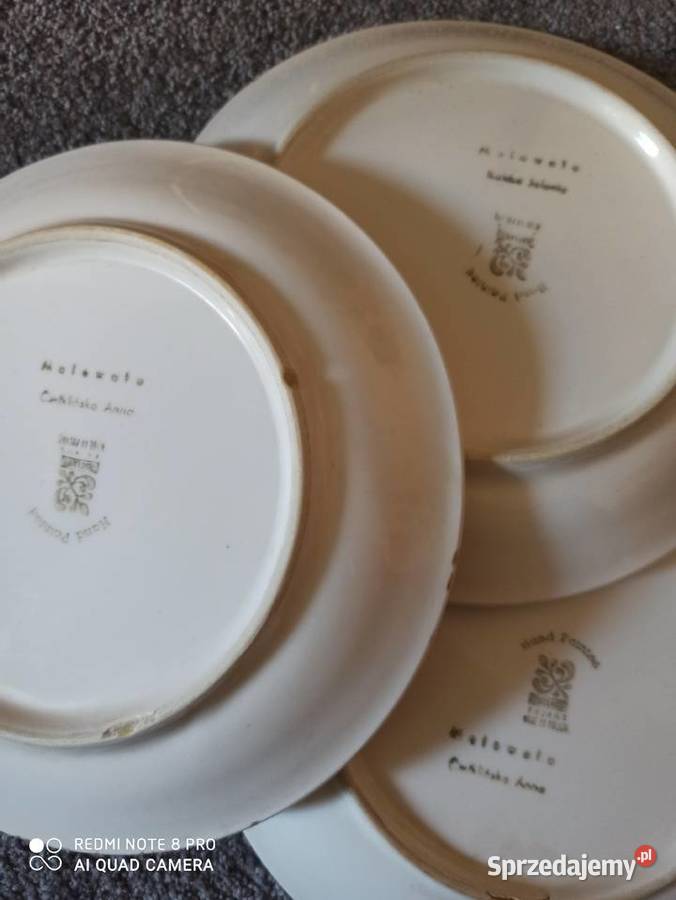Talerze Włocławek PRL Rękodzieło łódzkie Łódź