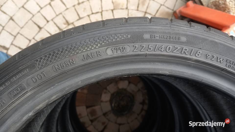 Opony letnie Dunlop 2254018 wielkopolskie sprzedam
