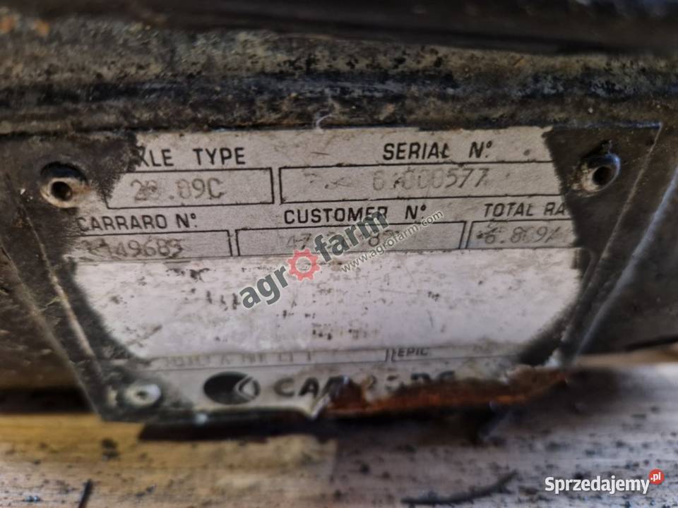 Przedni most Holland TN75VA 11910 Układ kierowniczy i oś przednia dolnośląskie Byków