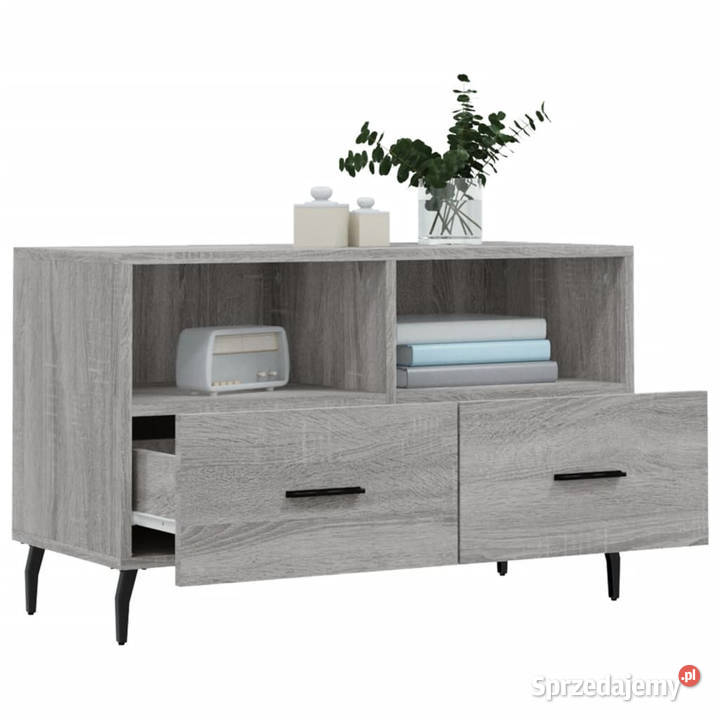 Szafka pod telewizor szary dąb sonoma 80x36x50 Warszawa