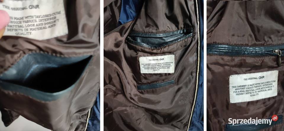 skórzana męska kurtka marynarka ze skóry sprzedam