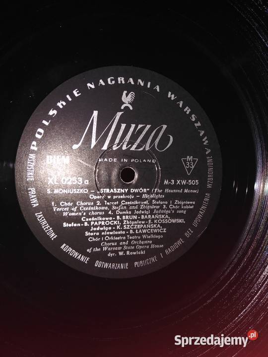 Płyta Winylowa Moniuszko Straszny Dwór 1980 Wałbrzych
