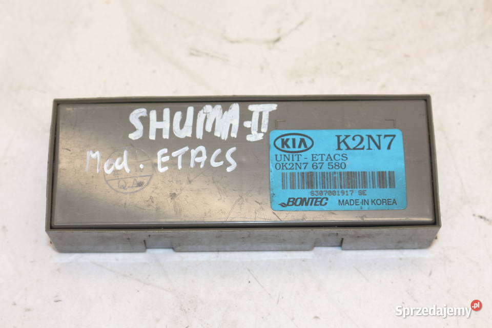 KIA SHUMA 2 0104 STEROWNIK MODUŁ ETACS Prochowice sprzedam