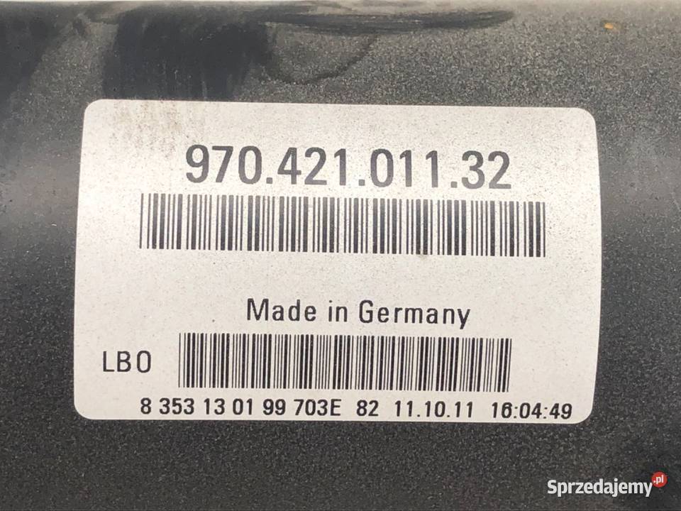 WAŁ NAPĘDOWY TYŁ PORSCHE PANAMERA Hatchback 0917 podkarpackie