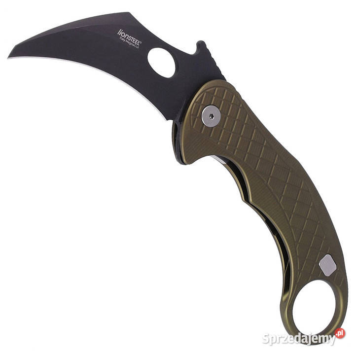 Nóż składany LionSteel LEOne Karambit Green Warszawa