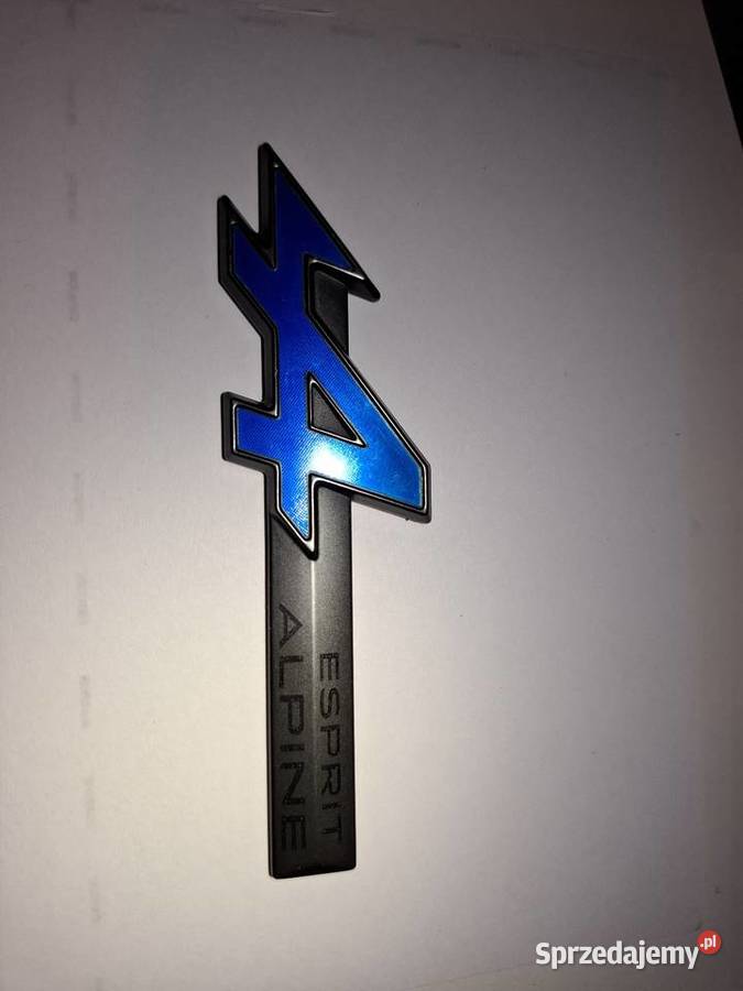 Oryginał Znaczek Alpine Esprit Reno Renault
