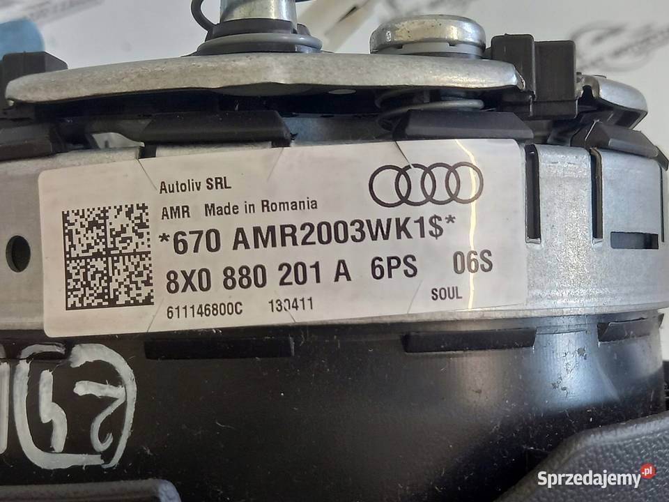 AUDI A1 AIRBAG poduszka kierowcy 8X0880201A świętokrzyskie Kielce sprzedam