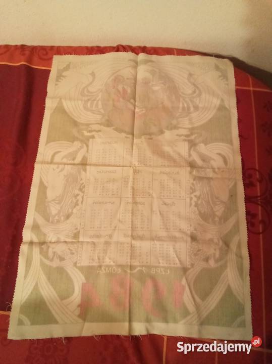 Kalendarz Makatka 1984 PRL ŁŻPB mazowieckie Warszawa