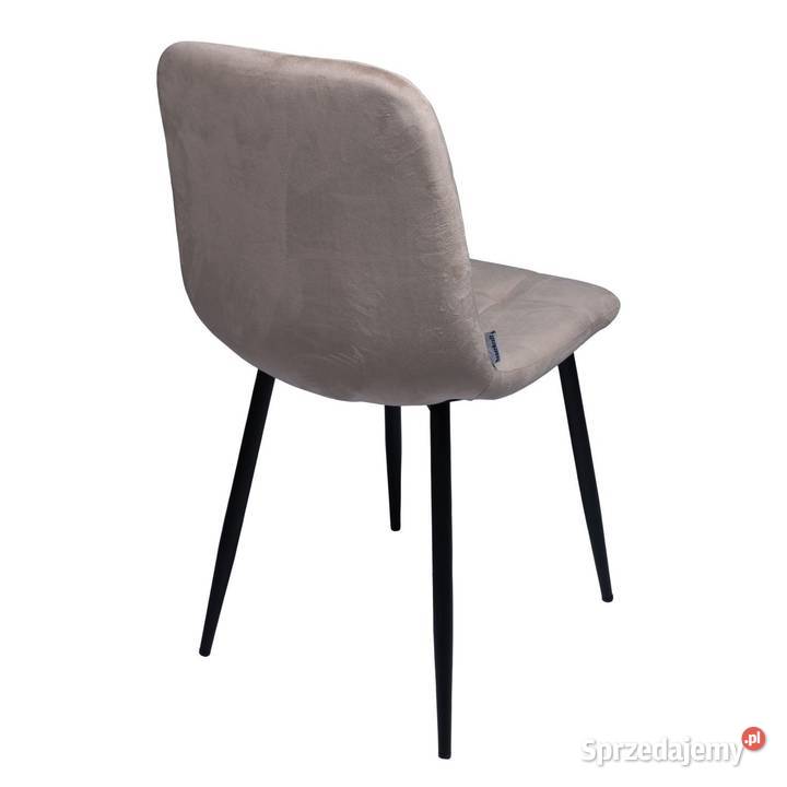 Krzesło tapicerowane welurowe do salonu jadalni Poznań