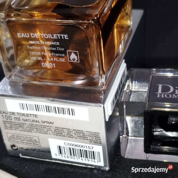 Dior Homme EDP FLAKON UŻYWANY 96 ml Ziębice
