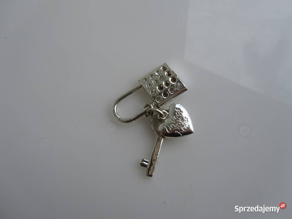 Wisiorek kłódka klucz iserce Unlock my heart Olecko sprzedam