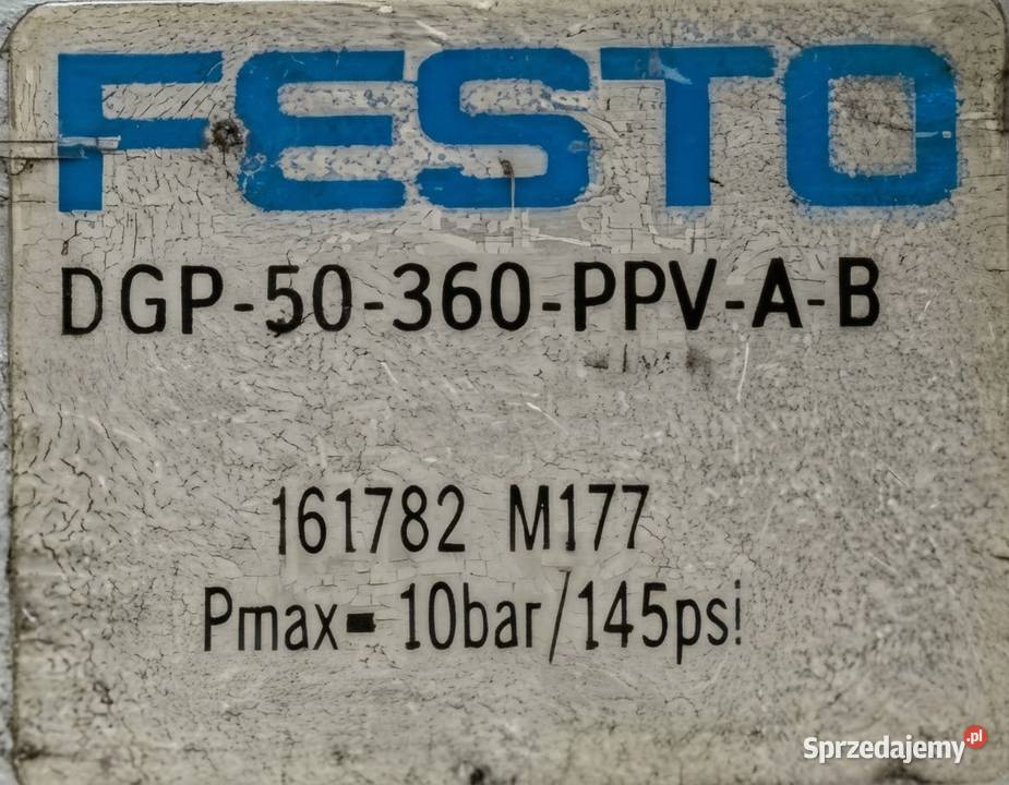 Siłownik pneumatyczny beztłokowy FESTO Węże pneumatyczne sprzedam