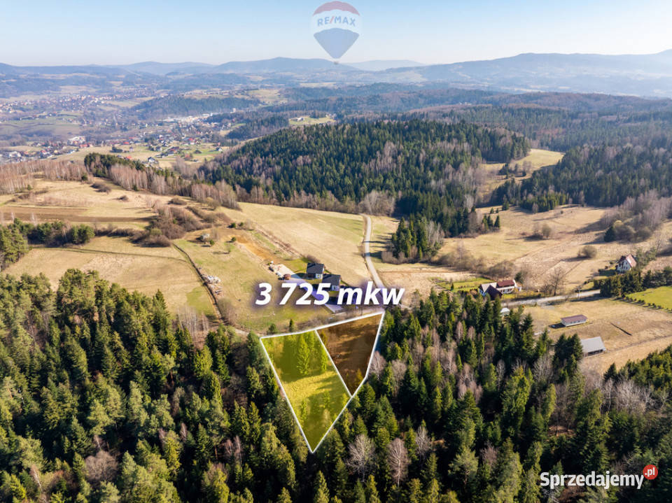 Działka budowlano rolna Toporzysko Jordanów