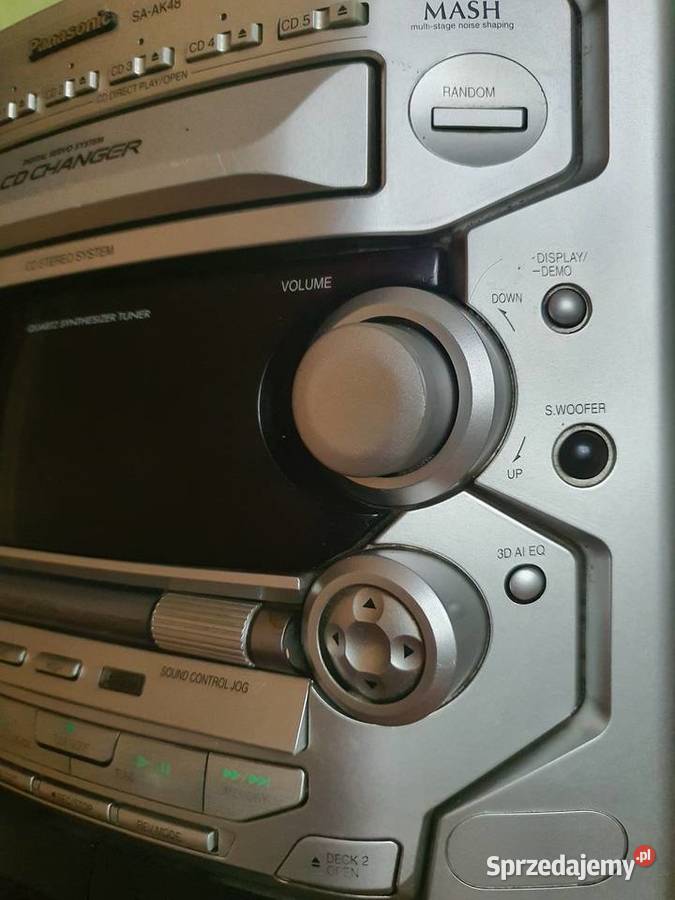 Wieża stereo Panasonic SAAK48 niesprawna Łódź