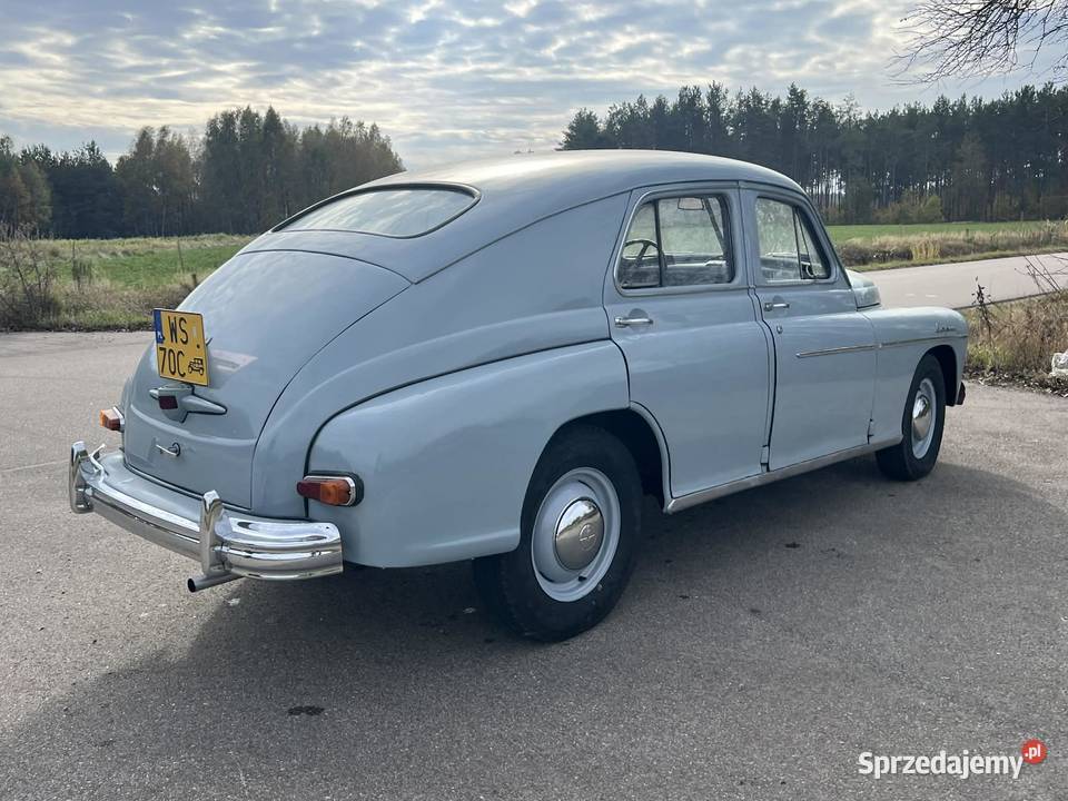 FSO Warszawa M20 oryginał w super stanie niebieski