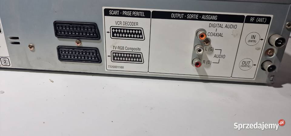 Video magnetowid DVD kombo ORION DVDVR2961 SI wielkopolskie Międzychód sprzedam